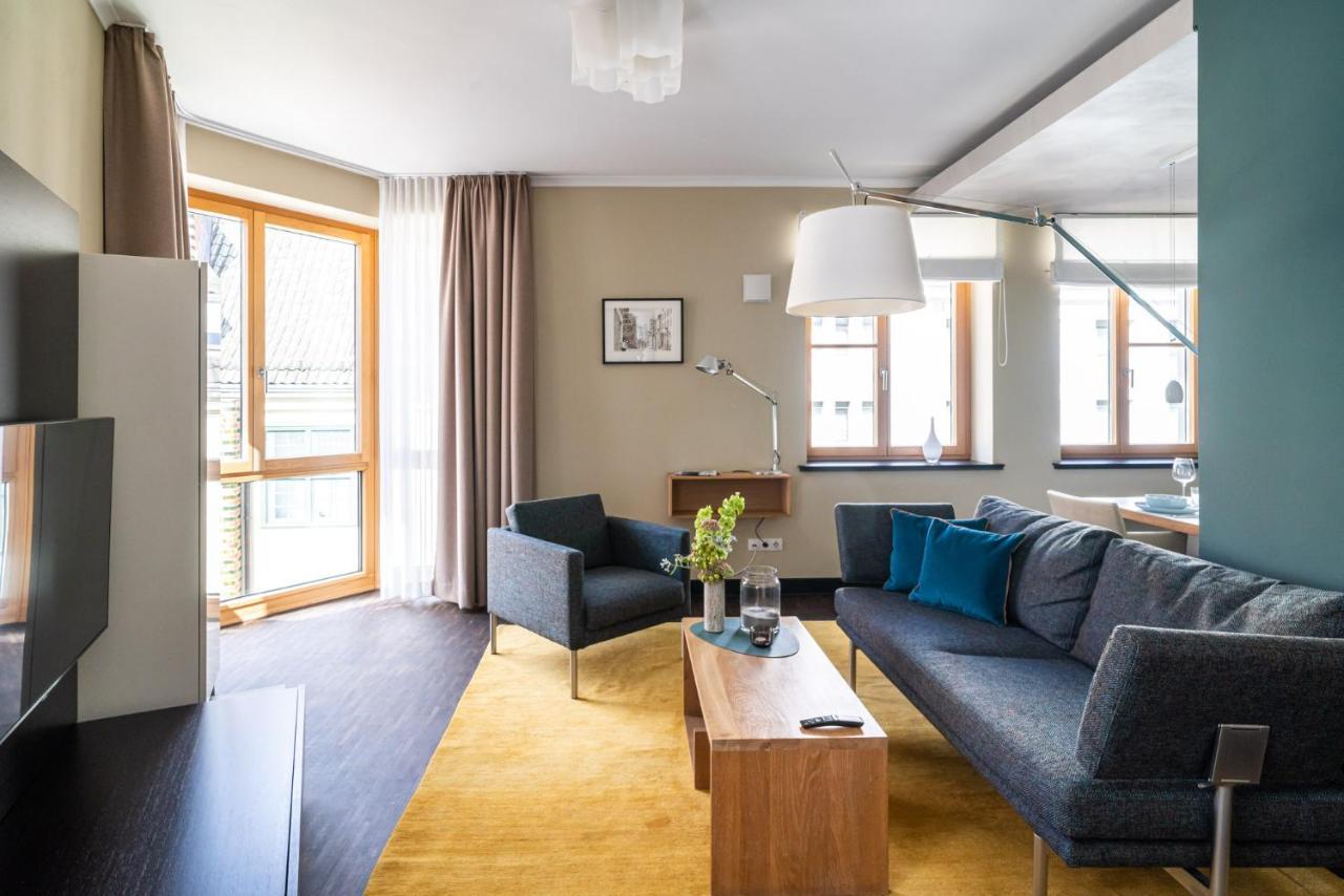 The Green Rostock Apartment Hotel ภายนอก รูปภาพ