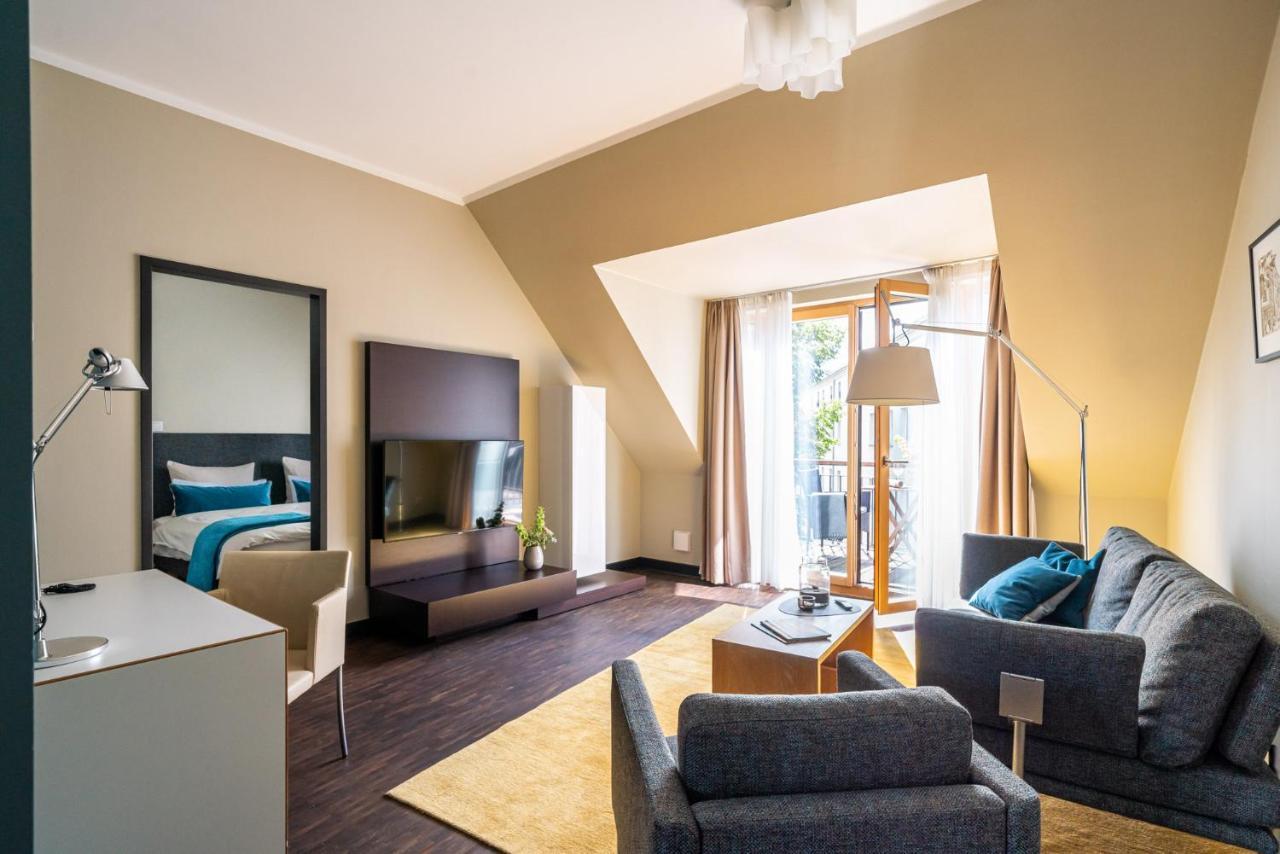 The Green Rostock Apartment Hotel ภายนอก รูปภาพ